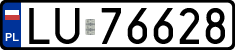 License plates of Poland, Regular car plates