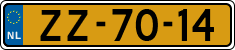 License plate of the Netherlands, Except vehicles / Oldtimers