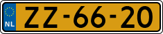 License plate of the Netherlands, Except vehicles / Oldtimers
