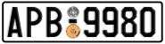 License plate of Greece, Cars