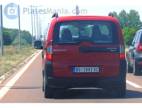 BG 2882-XC, Peugeot Bipper