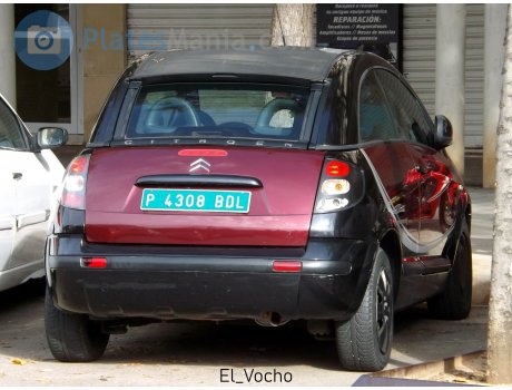 P 4308 BDL, Citroёn C3 Pluriel