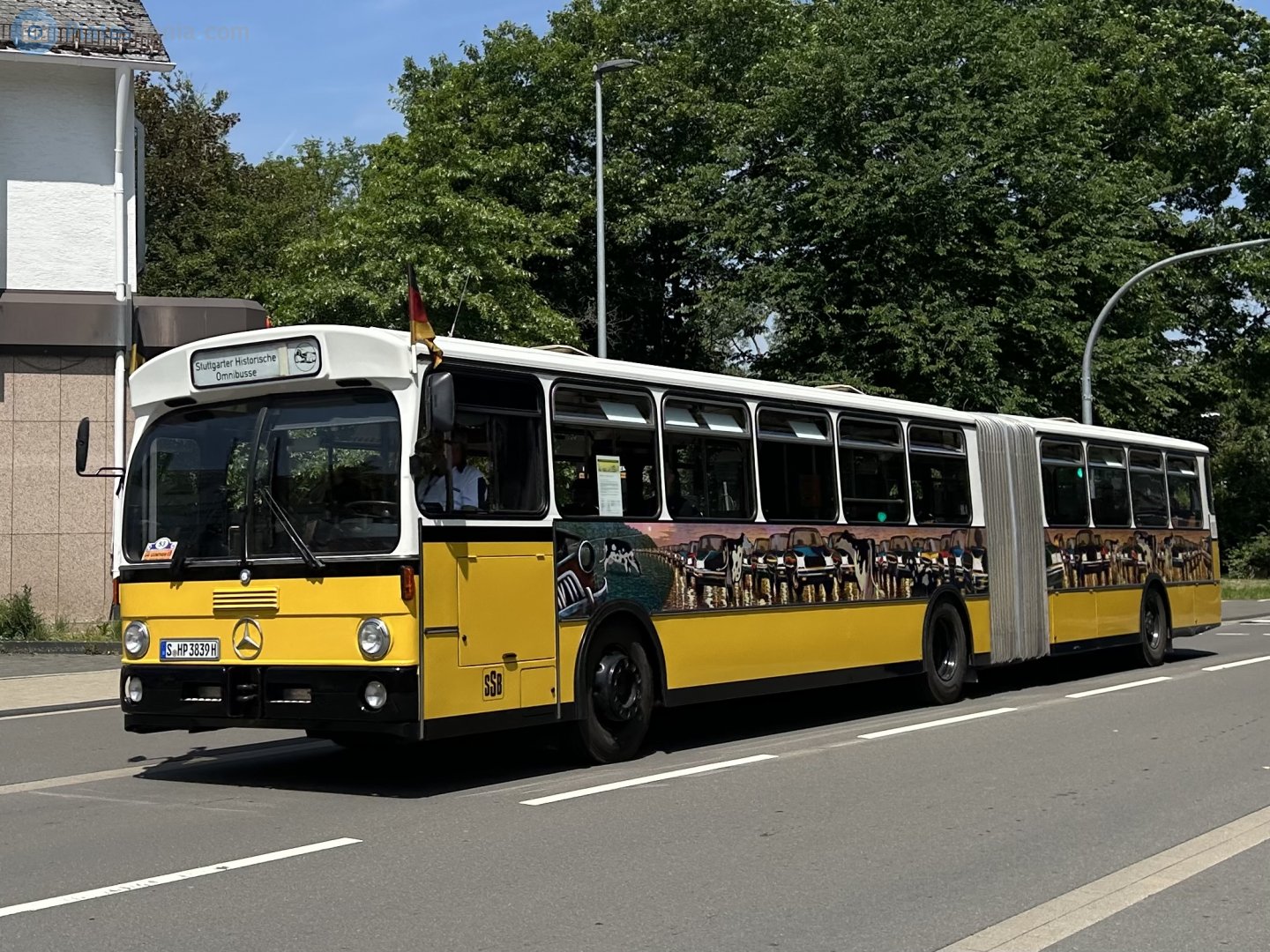 S HP 3839 H, Mercedes-Benz O305 1st gen O305G (307), 1977–1987