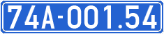 License plate of Vietnam, Government and public administrations