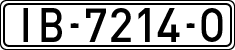 License plates of Spain, 1971 year series