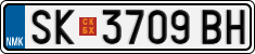 License plate of North Macedonia, Regular plates (2012)