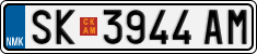 License plate of North Macedonia, Regular plates (2012)