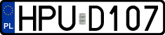 License plates of Poland, Authorities