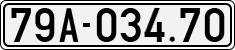 License plate of Vietnam, Cars