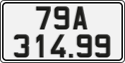 License plate of Vietnam, Cars