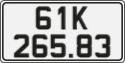 License plate of Vietnam, Cars