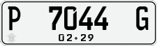 License plate of Indonesia, Regular plates