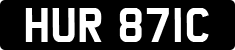 License plate of the United Kingdom, 1963 year system