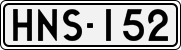 License plate of Finland, Cars