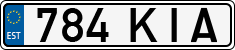 License plate of Estonia, Regular car plates