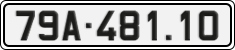License plate of Vietnam, Cars
