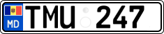 License plate of Moldova, Cars (2015)