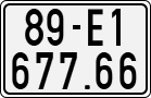 License plate of Vietnam, Motorcycles