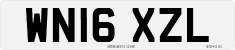 License plate of the United Kingdom, 2001 year system