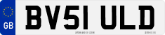 License plate of the United Kingdom, 2001 year system