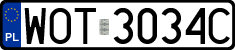 License plates of Poland, Regular car plates
