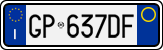License plate of Italy, Cars (1994 year series)