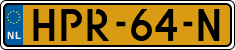 License plate of the Netherlands, Cars