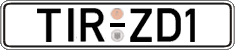 German license plate, Regular plates