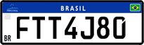 License plate of Brazil, Private owners (Mercosul)