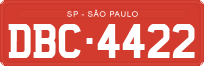 License plate of Brazil, Commercial vehicles (1990)