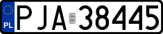 License plates of Poland, Regular car plates