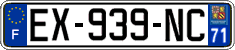 French license plate, SIV (ordinary)