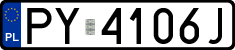 License plates of Poland, Regular car plates
