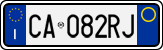 License plate of Italy, Cars (1994 year series)