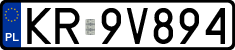 License plates of Poland, Regular car plates