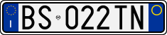 License plate of Italy, Cars (1994 year series)