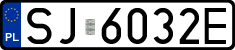 License plates of Poland, Regular car plates