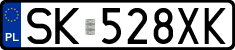 License plates of Poland, Regular car plates