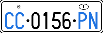 License plate of Italy, Diplomatic