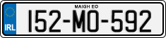License plate of Ireland, Regular plates