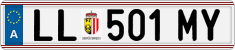 License plate of Austria, Regular plates