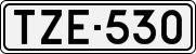 License plate of Finland, Cars