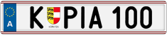 License plate of Austria, Vanity Plates