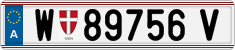 License plate of Austria, Regular plates