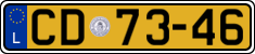 License plate of Luxembourg, Diplomatic