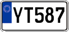 Non-recognized and partially recognized states, Regular plates (AB 123)