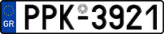 License plate of Greece, Cars