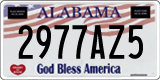 Alabama, God Bless America (1234AB5)