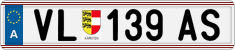 License plate of Austria, Regular plates