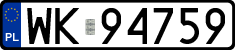 License plates of Poland, Regular car plates